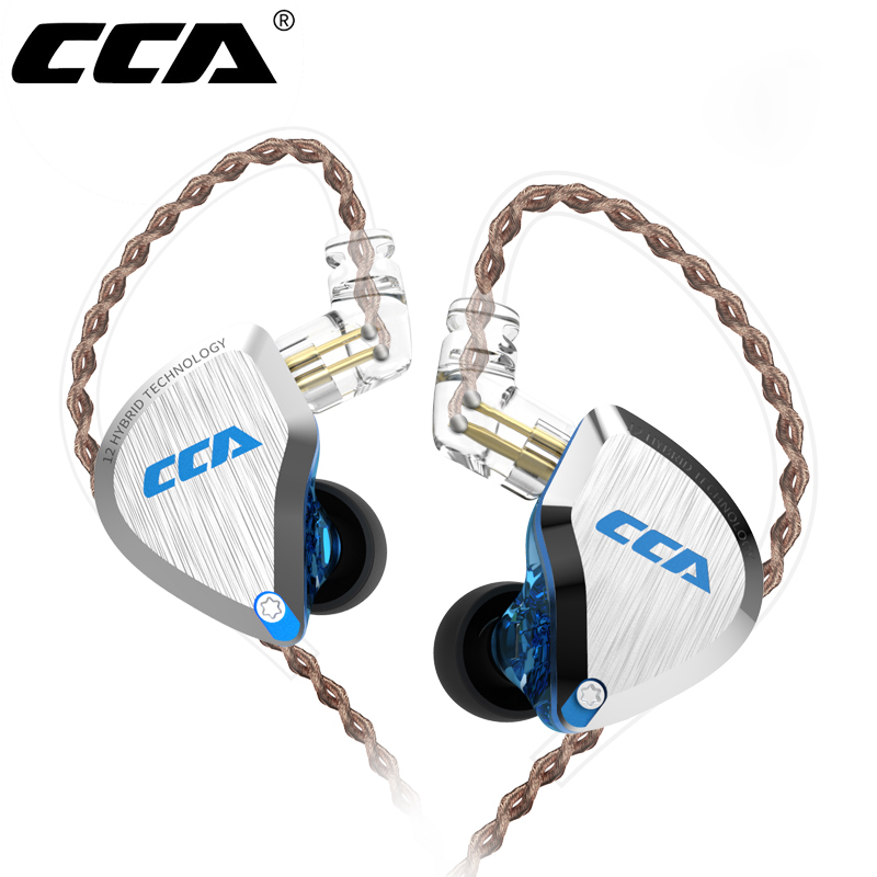 Office Tech Essentials - CCA C12 in Ear Metal Headphones