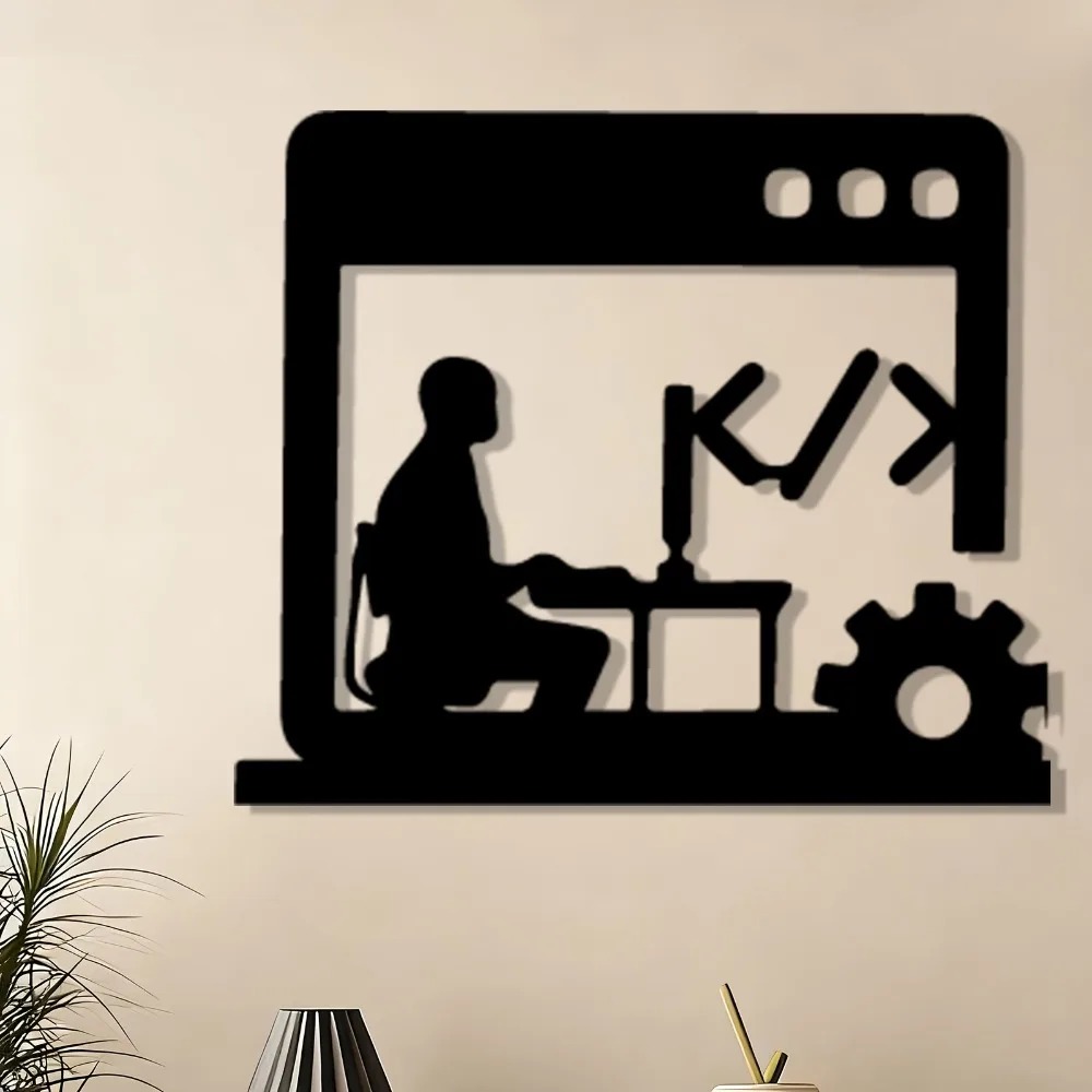 Tech Office Wall Art - Metal Wall Art for Tech Office,