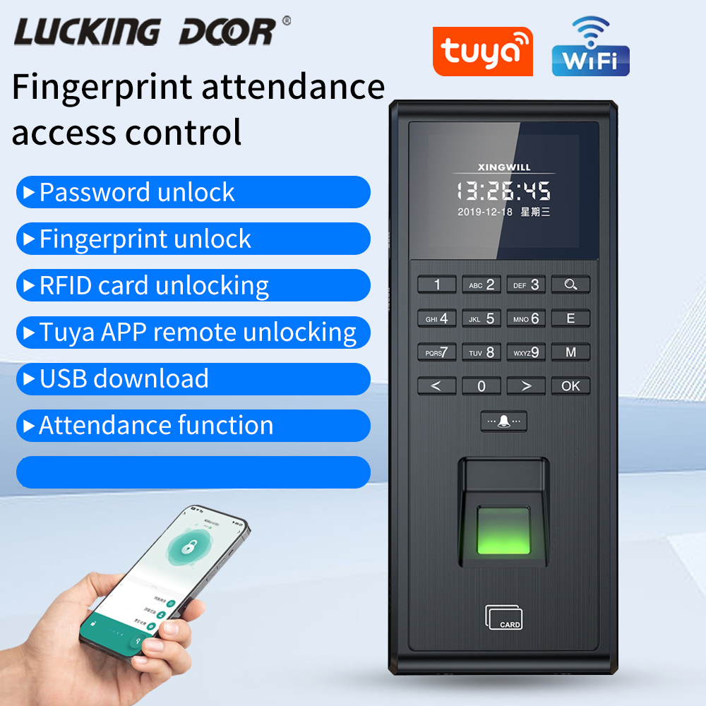 Smart Card Reader - Tuya Smart Biometric Fingerprint Recognition Time