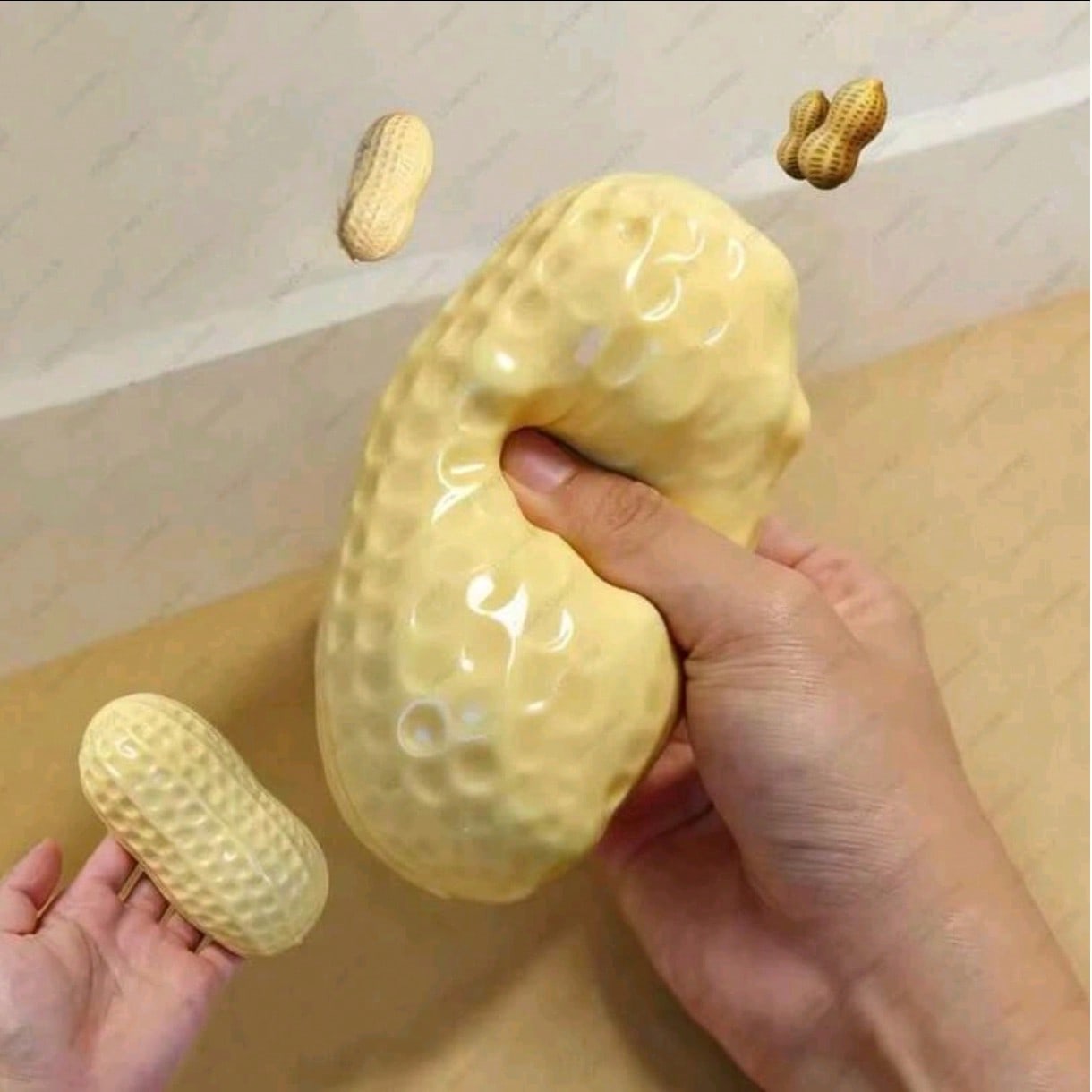 Office Hi Tech - New Realistic Peanut Stress Relief Squeeze