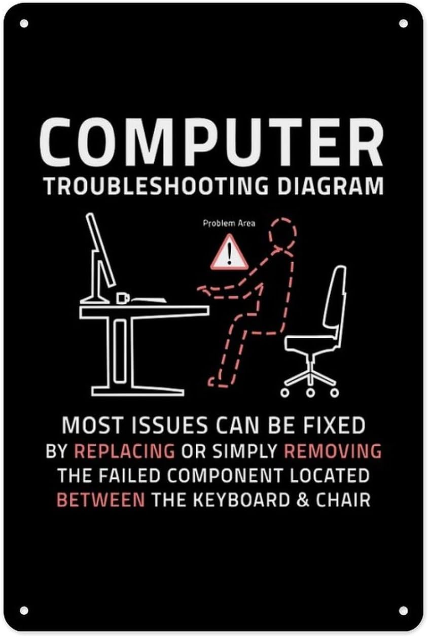 Metal Tin Sign 8 X 12 Inch - F - Office Tech Gifts review and price