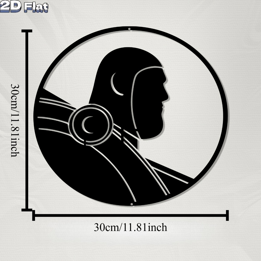 1pc Modern Robot Aluminum Plat - Tech Office Wall Art review and price