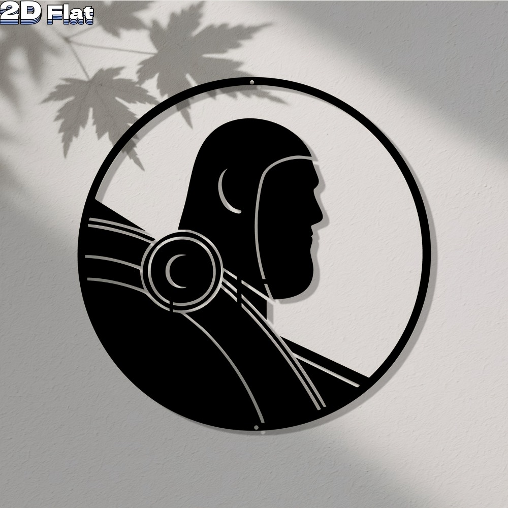 1pc Modern Robot Aluminum Plat - Tech Office Wall Art review and price