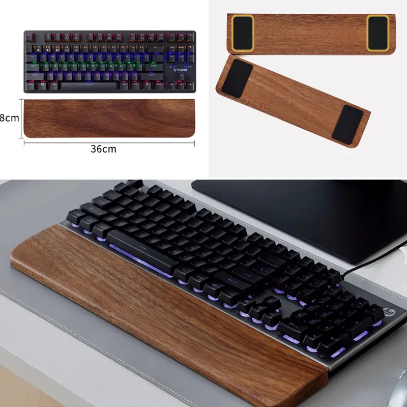Solid Wood Keyboard Palm Rest  - Tech For Office review and price