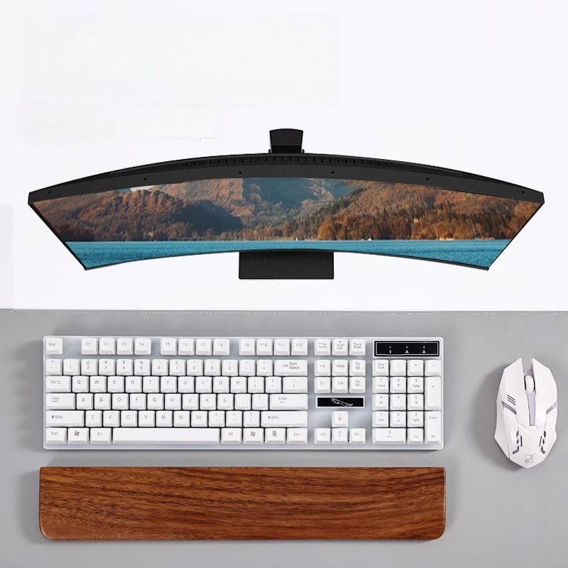 Solid Wood Keyboard Palm Rest  - Tech For Office review and price