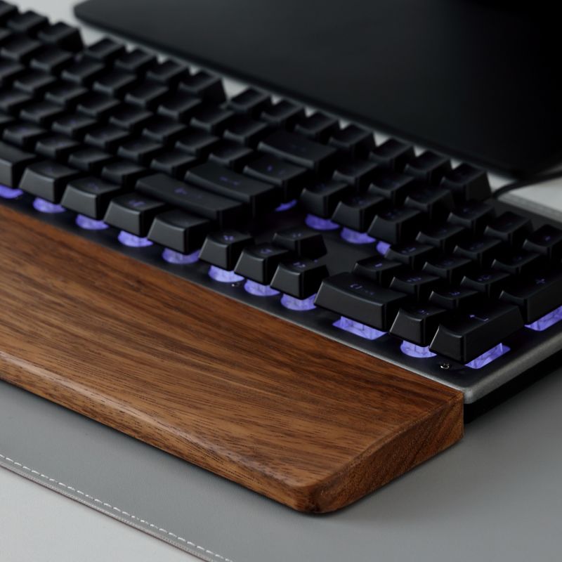 Solid Wood Keyboard Palm Rest  - Tech For Office review and price