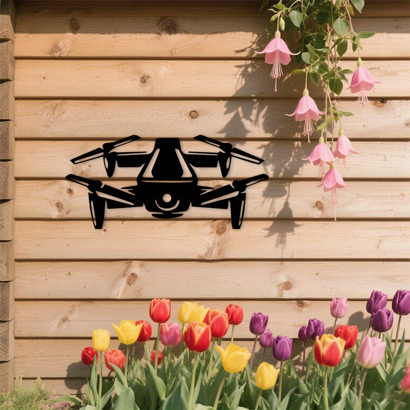 2D Flat Drone Silhouette Metal - Office Tech Gifts review and price
