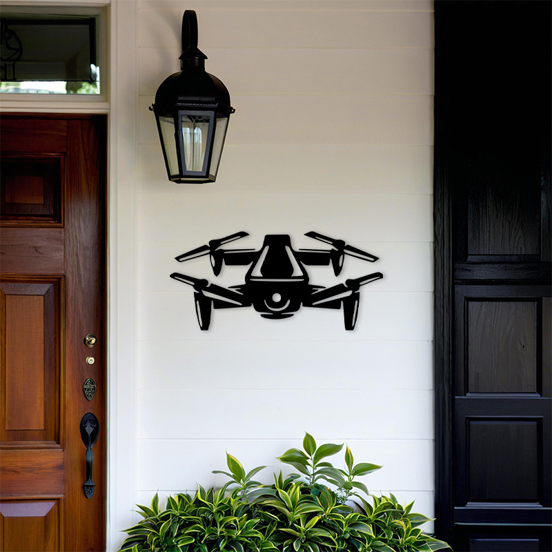 2D Flat Drone Silhouette Metal - Office Tech Gifts review and price