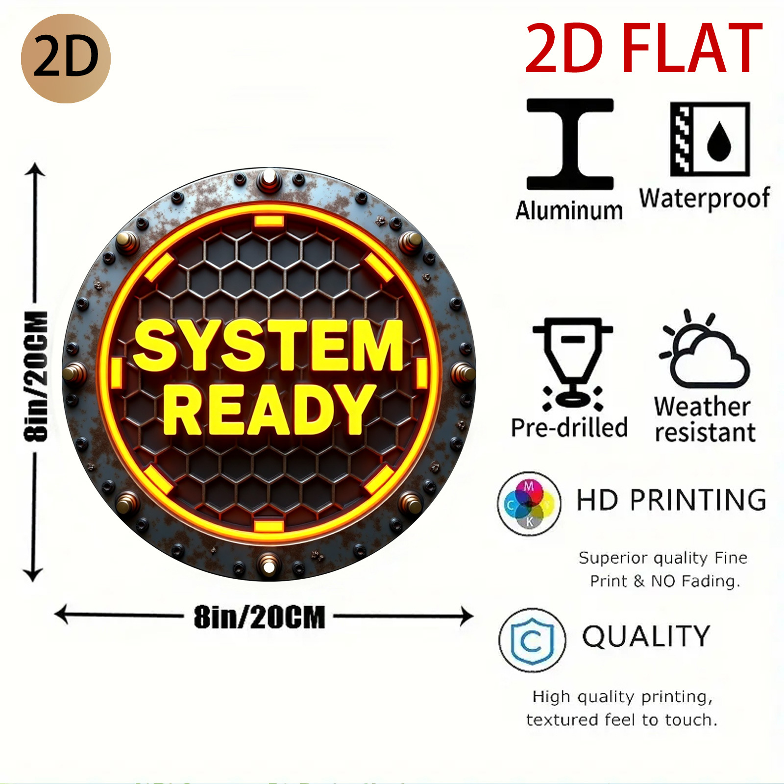 2D Flat, 2d Flat Circular Indu - Tech Office Wall Art review and price