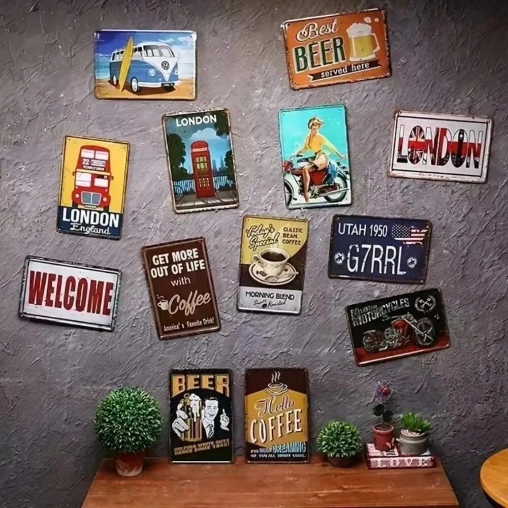 CIFBUY Retro Industrial Alumin - Tech Office Wall Art review and price