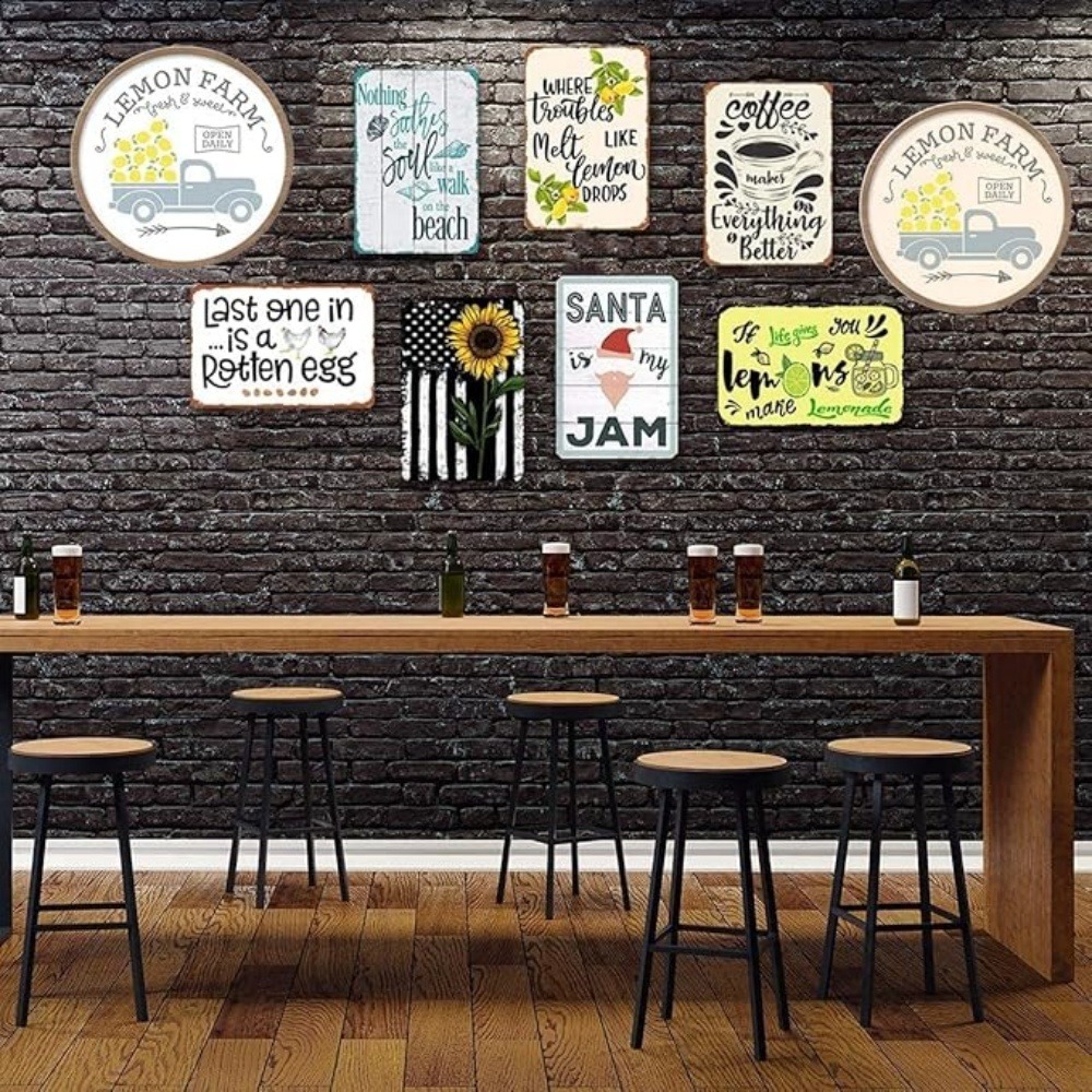 CIFBUY Retro Industrial Alumin - Tech Office Wall Art review and price