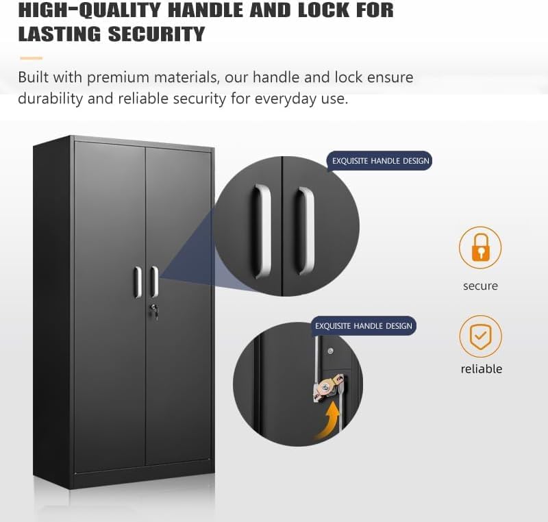 Metal Storage Cabinet With Adj - Tech For Office review and price