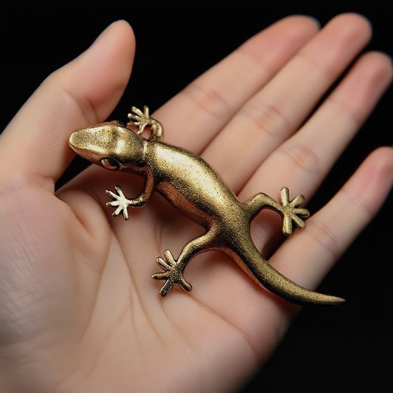 Handmade Bronze Retro Gecko Li - Office Hi Tech review and price